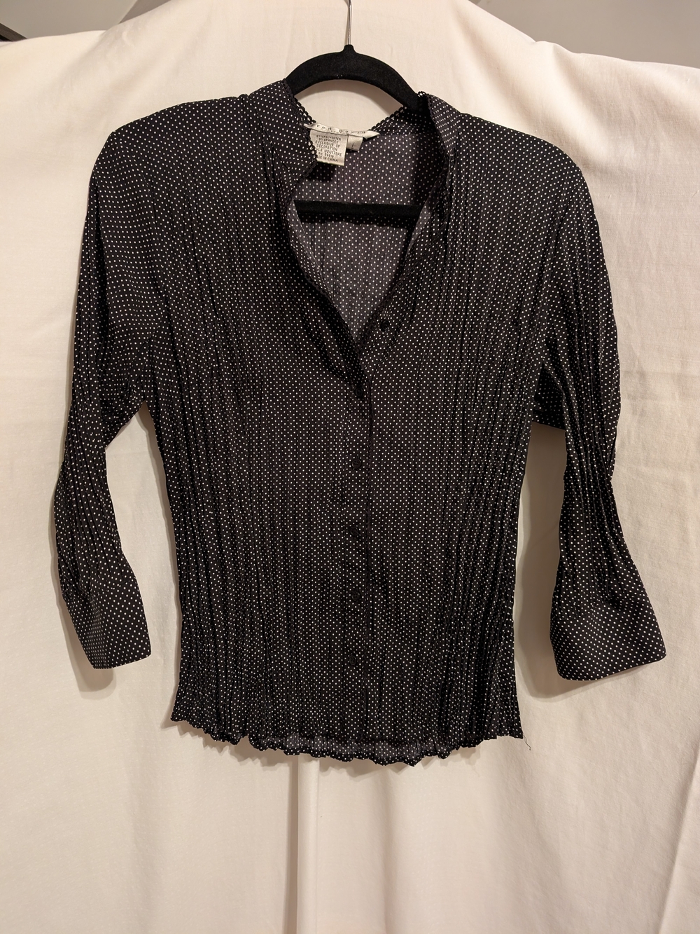 Fred David Black Polka Dot Button-Down Shirt